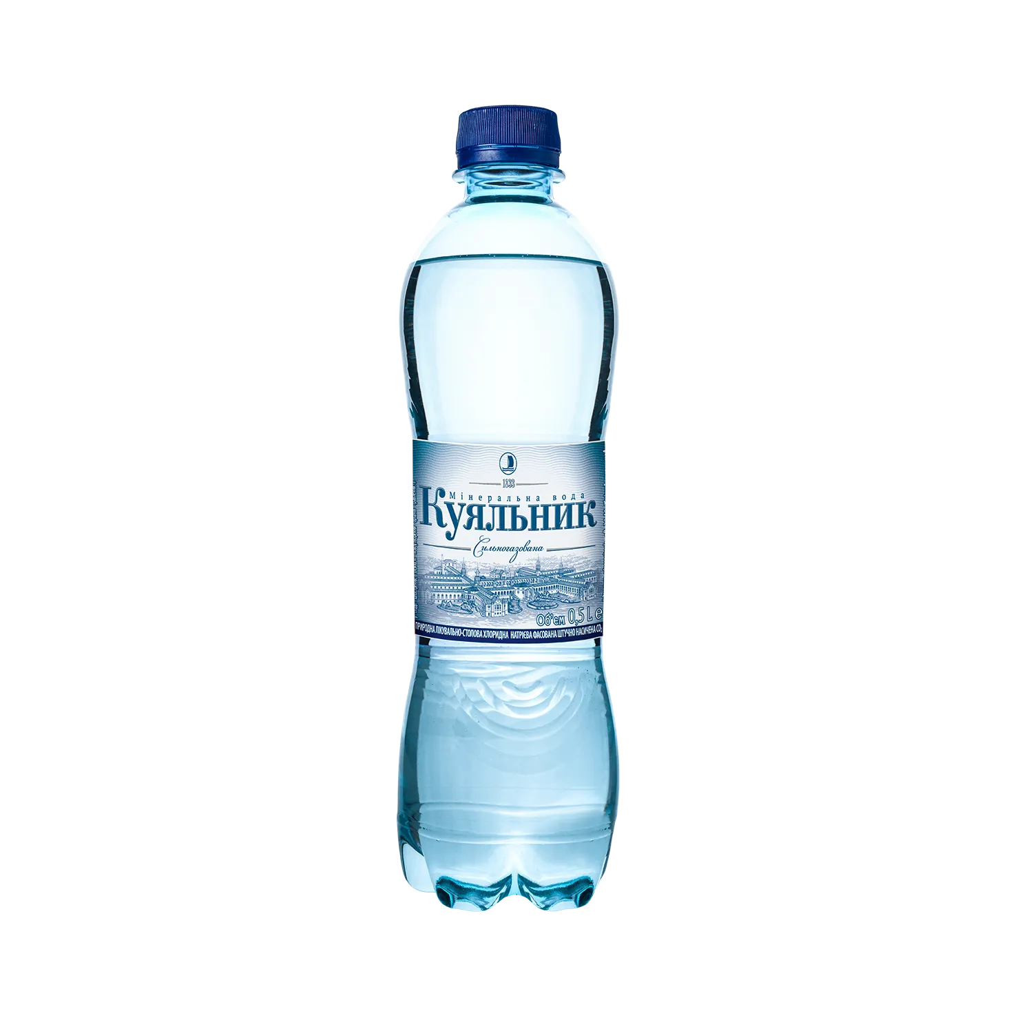 Вода мінеральна газована, 0,5 л, ПЕТ Куяльник (kl.20625) Вода мінеральна газована, 0,5 л, ПЕТ Куяльник (kl.20625)