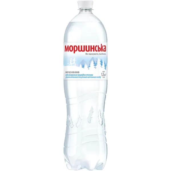 Вода минеральная негазированная, 1,5 л, ПЭТ Моршинская (mh.00024) - Фото 11