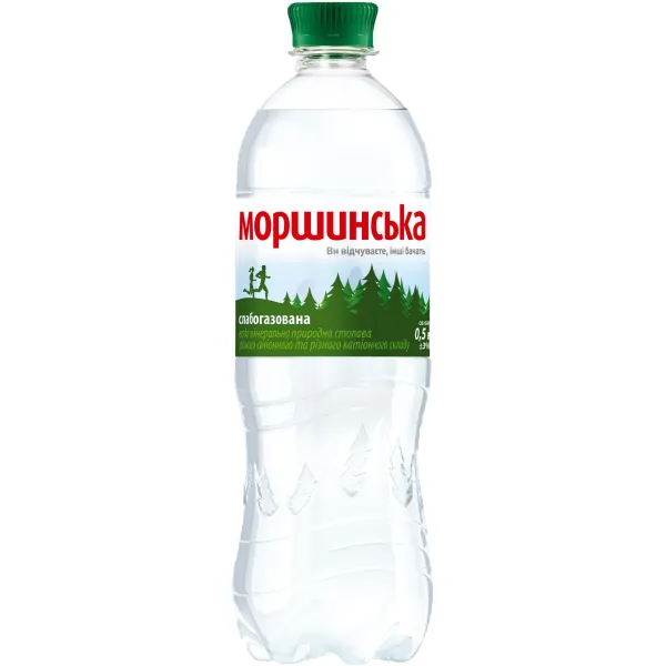 Вода минеральная слабогазированная, 0,5 л, ПЭТ Моршинская (mh.00260) - Фото 11