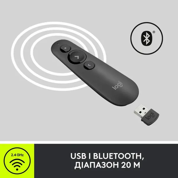 Презентер R500S, графитовый Logitech (910-005843) - Фото 8