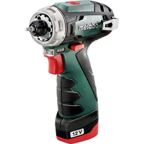 Шурупокрут-дриль акумуляторний BS, 12В, 1x2А, 34Нм, 1400об·хв Metabo (600079500) - Фото 2