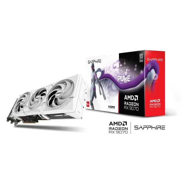 Видеокарта Radeon RX 9070 16GB GDDR6 PURE GAMING OC SAPPHIRE (11349-02-20G) - Фото 6