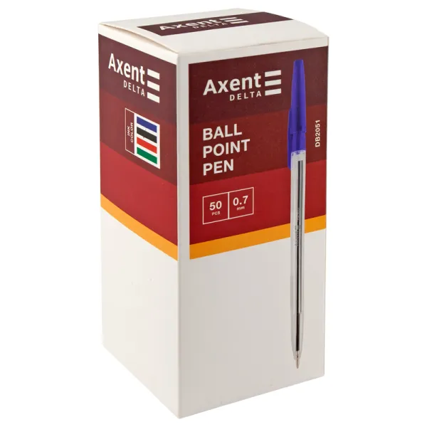 Ручка кулькова, червона Axent (DB2051-06) - Фото 1