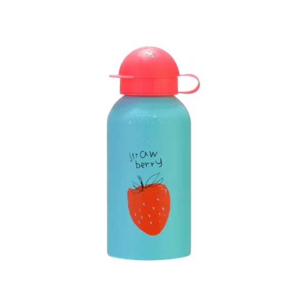 Бутылка для воды детская Cool for school 500 мл, тритановая, голубая Strawberry (CF61303) - Фото 3