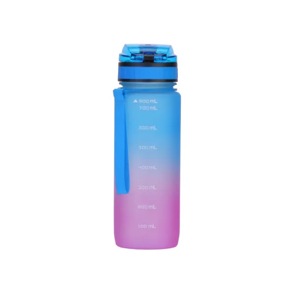 Бутылка для воды Optima 800 мл синяя с розовым, тритановая Gradient (O51944) - Фото 1