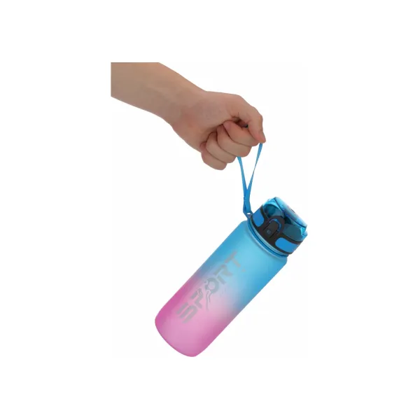 Бутылка для воды Optima 800 мл синяя с розовым, тритановая Gradient (O51944) - Фото 3