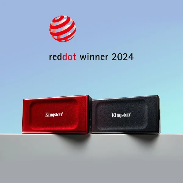 Накопитель портативный SSD 1TB USB 3.2 Gen 2 Type-C XS1000 Kingston (SXS1000R/1000GA) - Фото 1