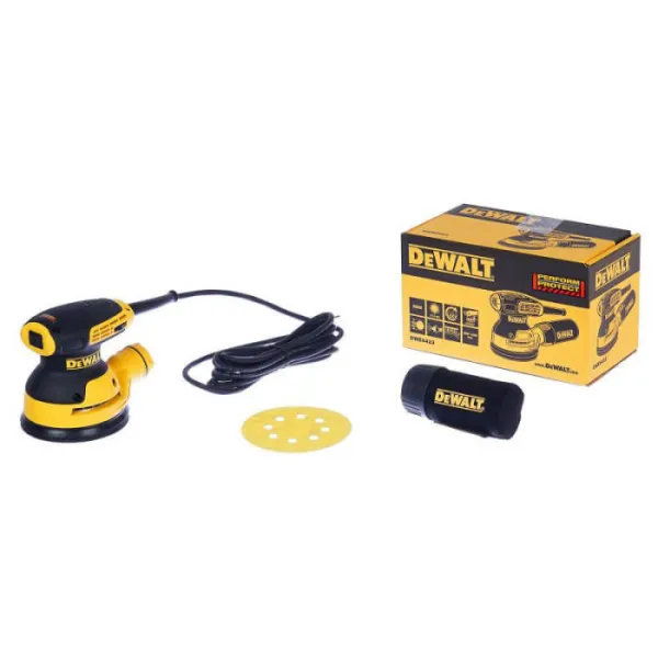 Шлифмашина эксцентриковая 280Вт 8000-12000об·мин 125мм DeWalt (DWE6423) - Фото 1