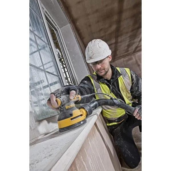 Шлифмашина эксцентриковая 280Вт 8000-12000об·мин 125мм DeWalt (DWE6423) - Фото 8