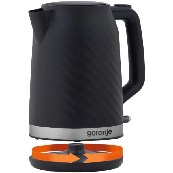 Электрочайник 1.7л черный Gorenje (K17SPB) - Фото 6
