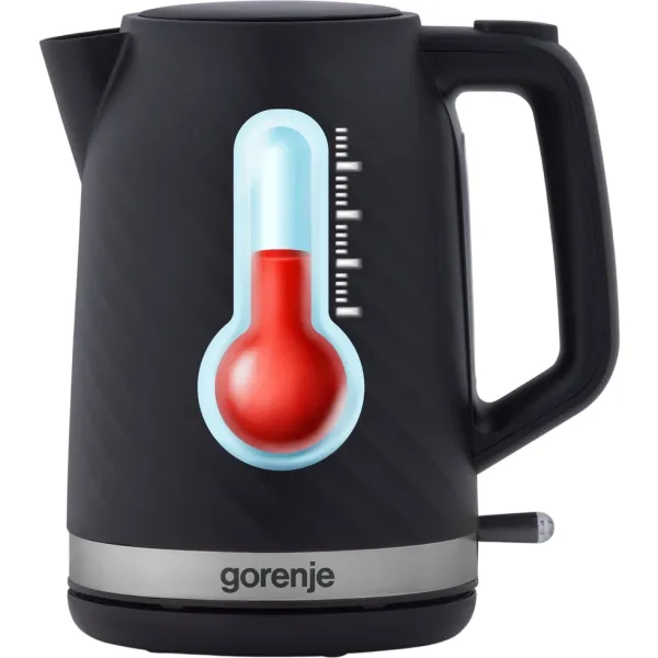Электрочайник 1.7л черный Gorenje (K17SPB) - Фото 7