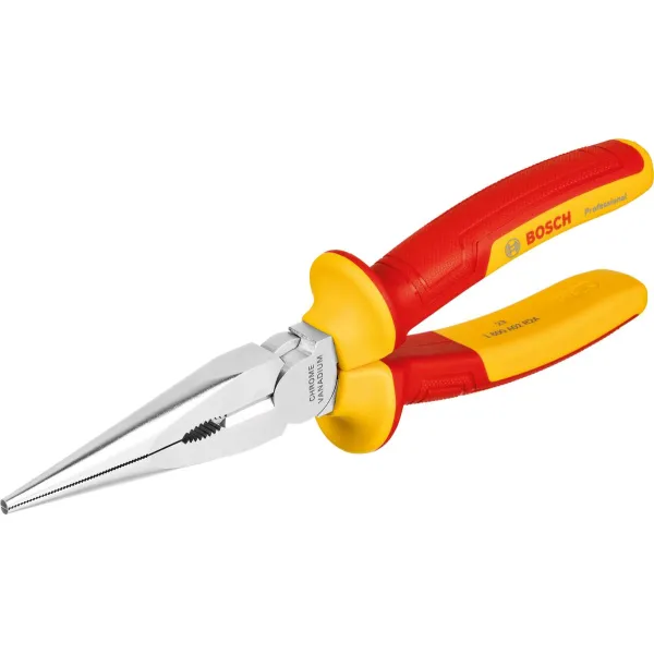 Длинногубцы прямые Professional, 200 мм Bosch (1.600.A02.NE3)