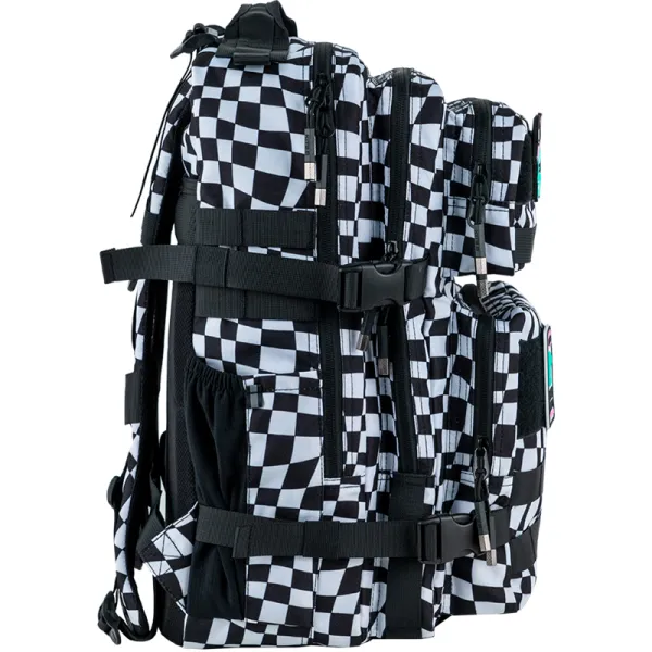 Рюкзак шкільний підлітковий Kite Education teens 2593L-3 чорно-білий (K24-2593L-3) - Фото 3