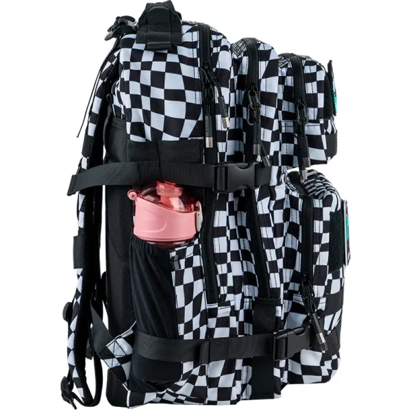 Рюкзак шкільний підлітковий Kite Education teens 2593L-3 чорно-білий (K24-2593L-3) - Фото 4