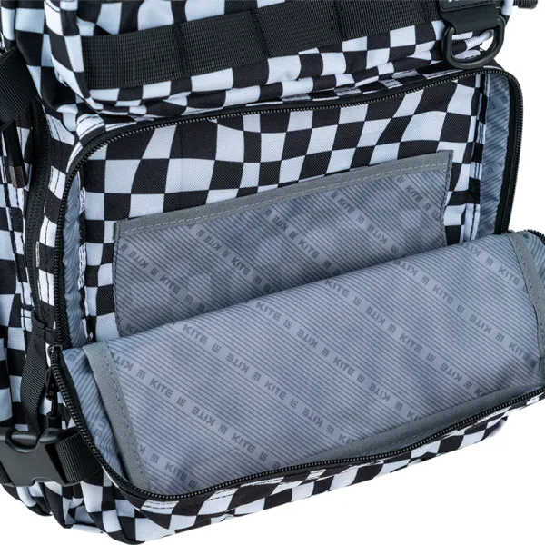 Рюкзак шкільний підлітковий Kite Education teens 2593L-3 чорно-білий (K24-2593L-3) - Фото 11