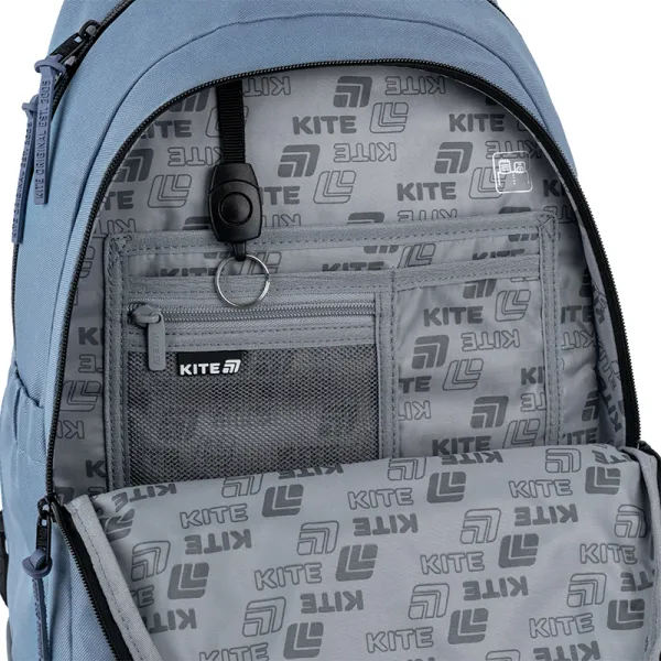 Рюкзак шкільний підлітковий Kite Education teens 2575M-1 сірий (K25-2575M-1) - Фото 9