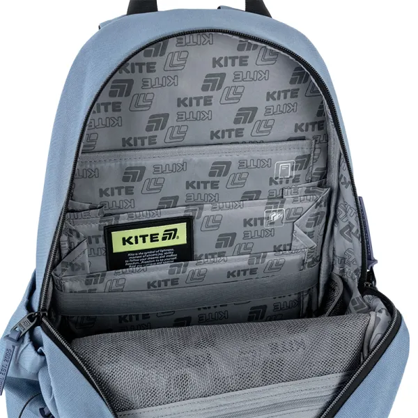 Рюкзак шкільний підлітковий Kite Education teens 2575M-1 сірий (K25-2575M-1) - Фото 11