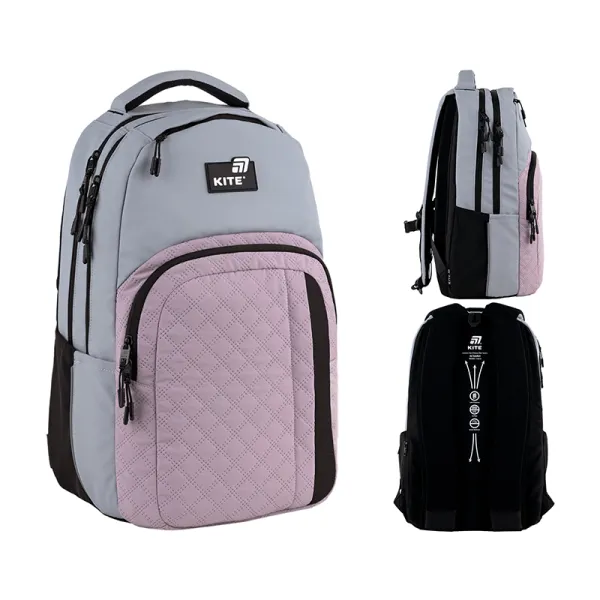 Рюкзак шкільний підлітковий Kite Education teens 2578L-2 сірий (K25-2578L-2) - Фото 4