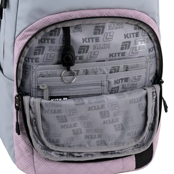 Рюкзак шкільний підлітковий Kite Education teens 2578L-2 сірий (K25-2578L-2) - Фото 10