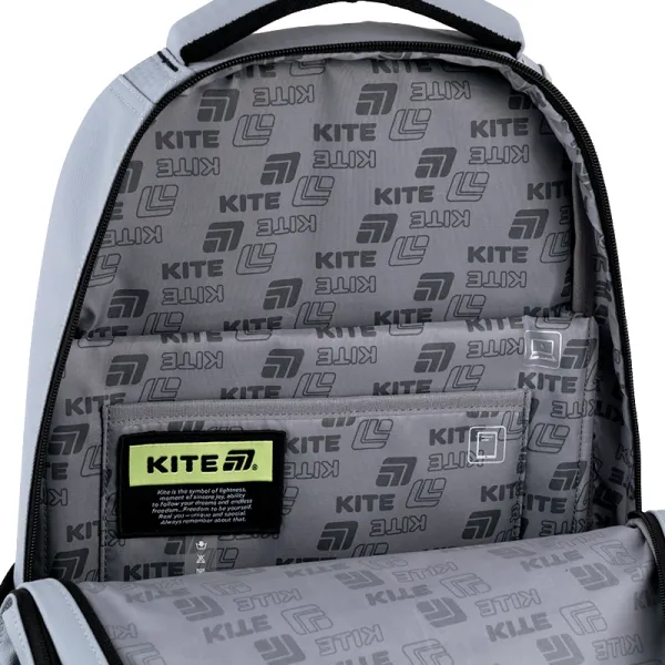 Рюкзак шкільний підлітковий Kite Education teens 2578L-2 сірий (K25-2578L-2) - Фото 13
