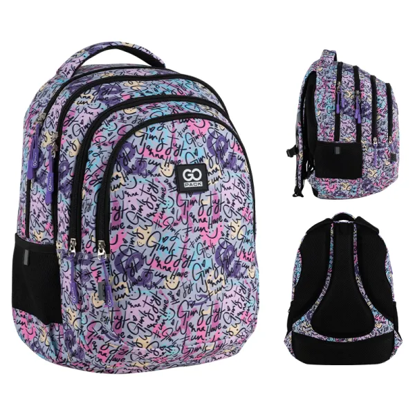 Рюкзак шкільний підлітковий GoPack Teens 162M-1 (GO25-162M-1) - Фото 1