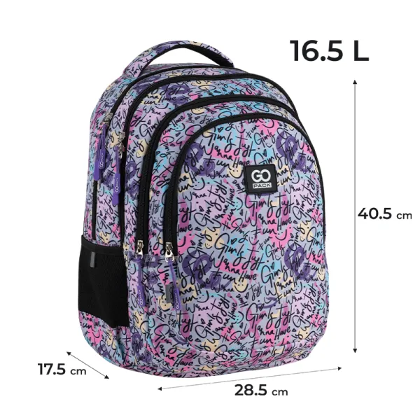 Рюкзак шкільний підлітковий GoPack Teens 162M-1 (GO25-162M-1) - Фото 1