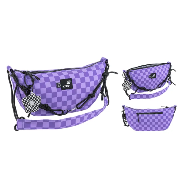 Сумка-кроссбоді підліткова Kite Education teens 2774-2 фіолетова (K25-2774-2) - Фото 1