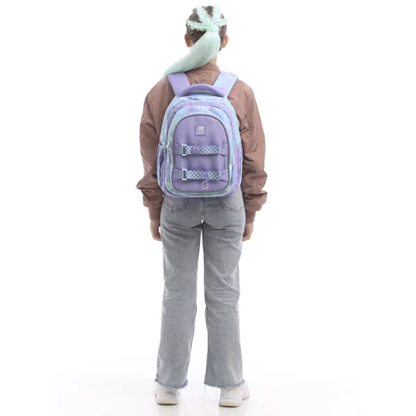 Рюкзак школьный подростковый Kite Education teens 8001M-2 фиолетовый (K25-8001M-2) - Фото 15