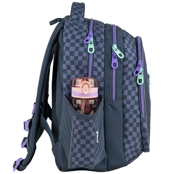 Рюкзак шкільний підлітковий Kite Education teens 8001M-3 темно-сірий (K25-8001M-3) - Фото 4
