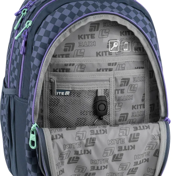 Рюкзак шкільний підлітковий Kite Education teens 8001M-3 темно-сірий (K25-8001M-3) - Фото 8