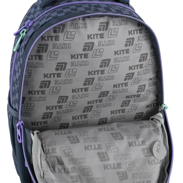Рюкзак шкільний підлітковий Kite Education teens 8001M-3 темно-сірий (K25-8001M-3) - Фото 10