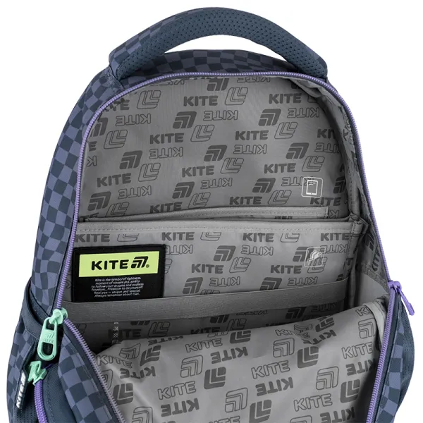 Рюкзак шкільний підлітковий Kite Education teens 8001M-3 темно-сірий (K25-8001M-3) - Фото 11