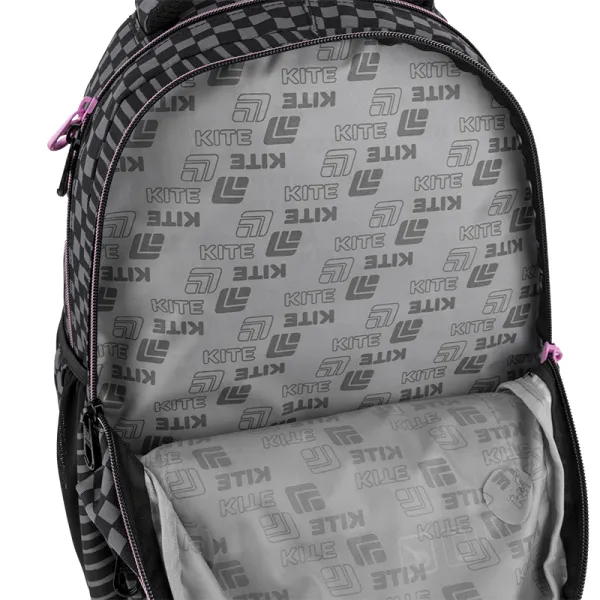 Рюкзак школьный подростковый Kite Education teens 8001L-2 черный (K25-8001L-2) - Фото 10