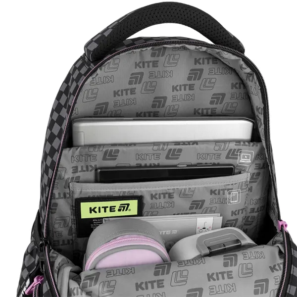 Рюкзак школьный подростковый Kite Education teens 8001L-2 черный (K25-8001L-2) - Фото 12