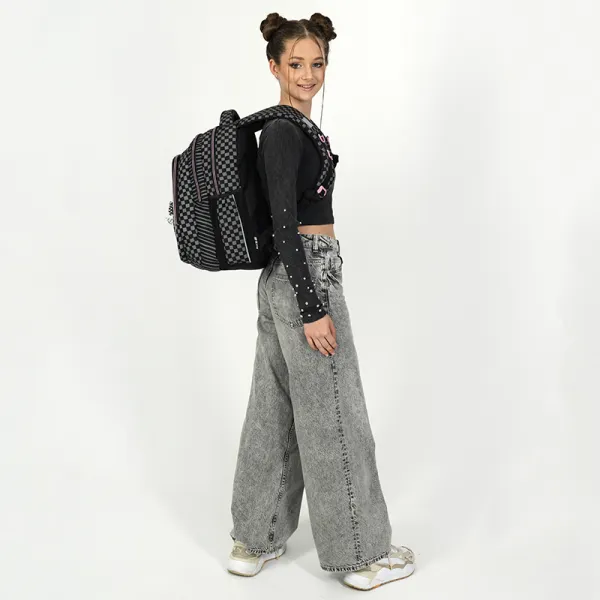 Рюкзак школьный подростковый Kite Education teens 8001L-2 черный (K25-8001L-2) - Фото 18
