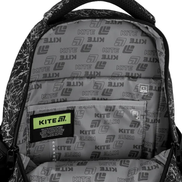 Рюкзак шкільний підлітковий Kite Education teens 8001L-1 чорний (K25-8001L-1) - Фото 11