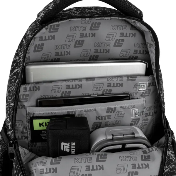 Рюкзак шкільний підлітковий Kite Education teens 8001L-1 чорний (K25-8001L-1) - Фото 12