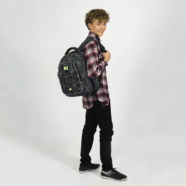 Рюкзак шкільний підлітковий Kite Education teens 8001L-1 чорний (K25-8001L-1) - Фото 16
