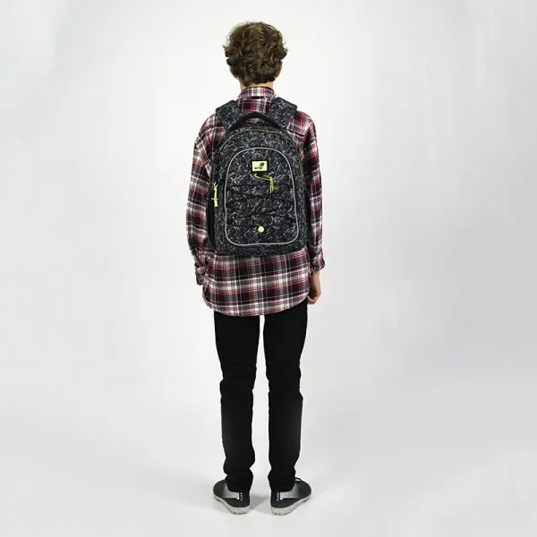 Рюкзак шкільний підлітковий Kite Education teens 8001L-1 чорний (K25-8001L-1) - Фото 17