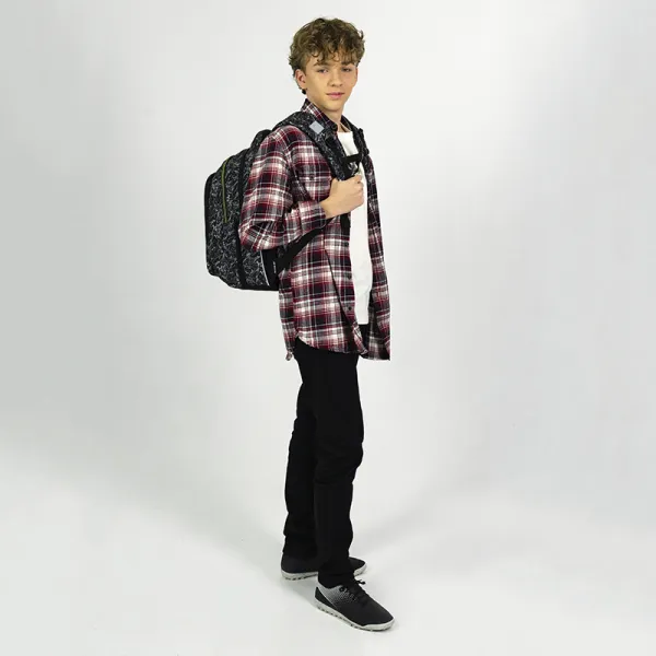 Рюкзак шкільний підлітковий Kite Education teens 8001L-1 чорний (K25-8001L-1) - Фото 19