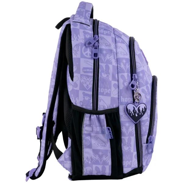 Рюкзак шкільний підлітковий Kite Education teens 905M-3 фіолетовий (K25-905M-3) - Фото 3