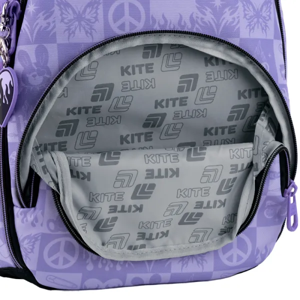 Рюкзак шкільний підлітковий Kite Education teens 905M-3 фіолетовий (K25-905M-3) - Фото 8