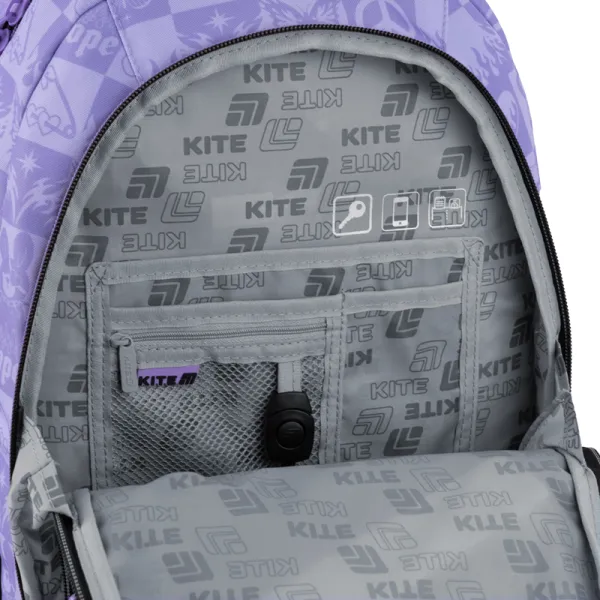 Рюкзак шкільний підлітковий Kite Education teens 905M-3 фіолетовий (K25-905M-3) - Фото 9