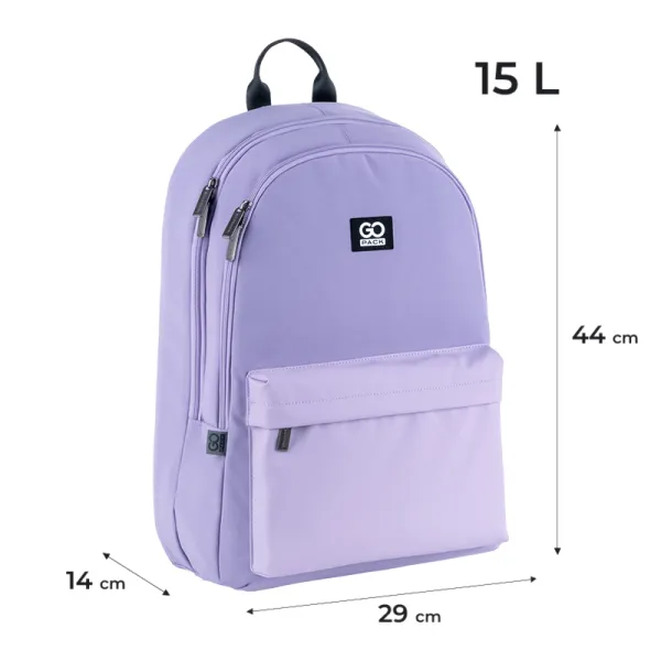 Рюкзак шкільний підлітковий GoPack Education Teens 140 фіолетовий (GO25-140L-1) - Фото 1