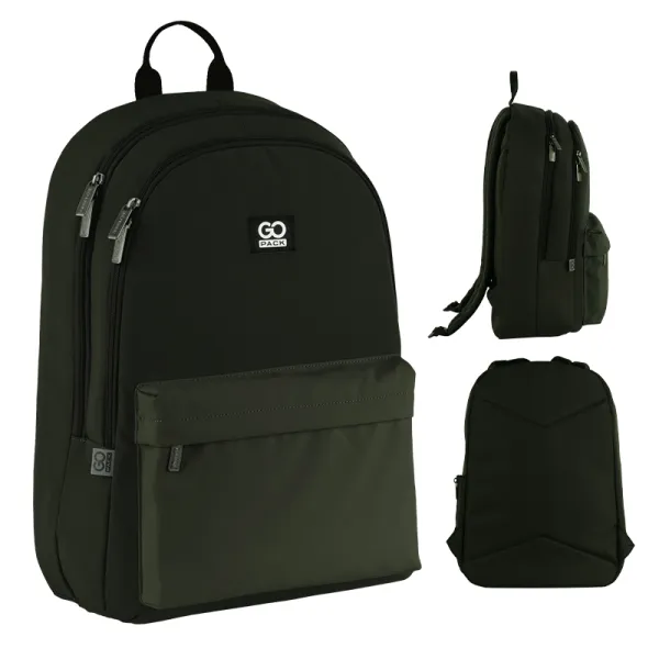 Рюкзак шкільний підлітковий GoPack Education Teens 140 хакі (GO25-140L-4) - Фото 5