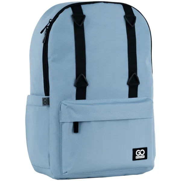 Рюкзак шкільний підлітковий GoPack Education Teens 178 сіро-блакитний (GO25-178L-3) - Фото 3