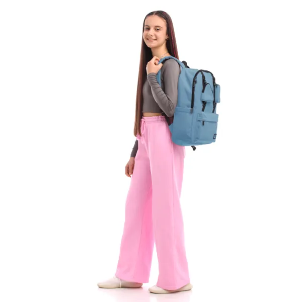 Рюкзак шкільний підлітковий GoPack Education Teens 178 сіро-блакитний (GO25-178L-3) - Фото 18