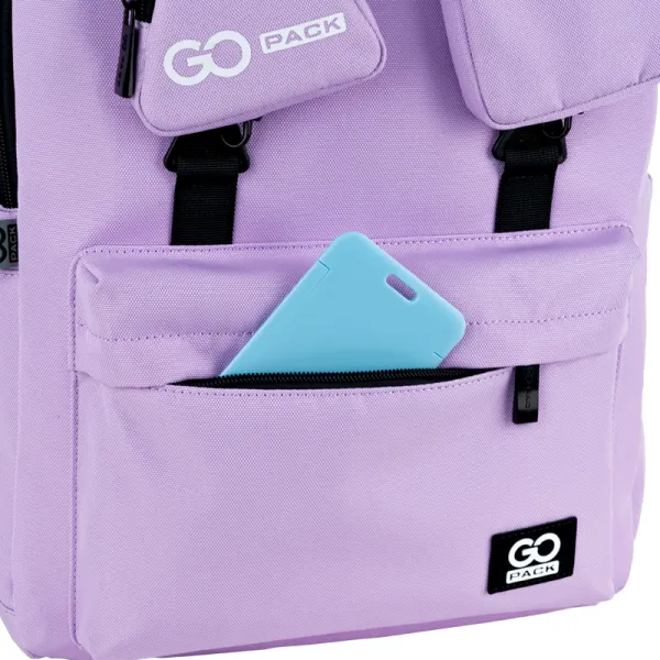Рюкзак шкільний підлітковий GoPack Education Teens 178 фіолетовий (GO25-178L-4) - Фото 11