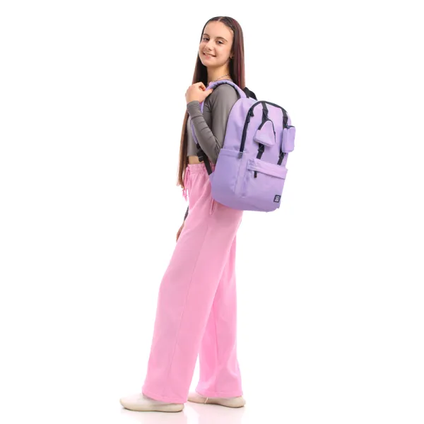 Рюкзак шкільний підлітковий GoPack Education Teens 178 фіолетовий (GO25-178L-4) - Фото 15