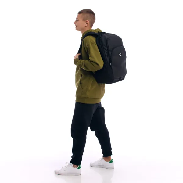 Рюкзак шкільний підлітковий GoPack Education Teens 185 чорний (GO25-185L-2) - Фото 14